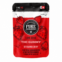 2mg Single Dose THC Gummies Strawberry